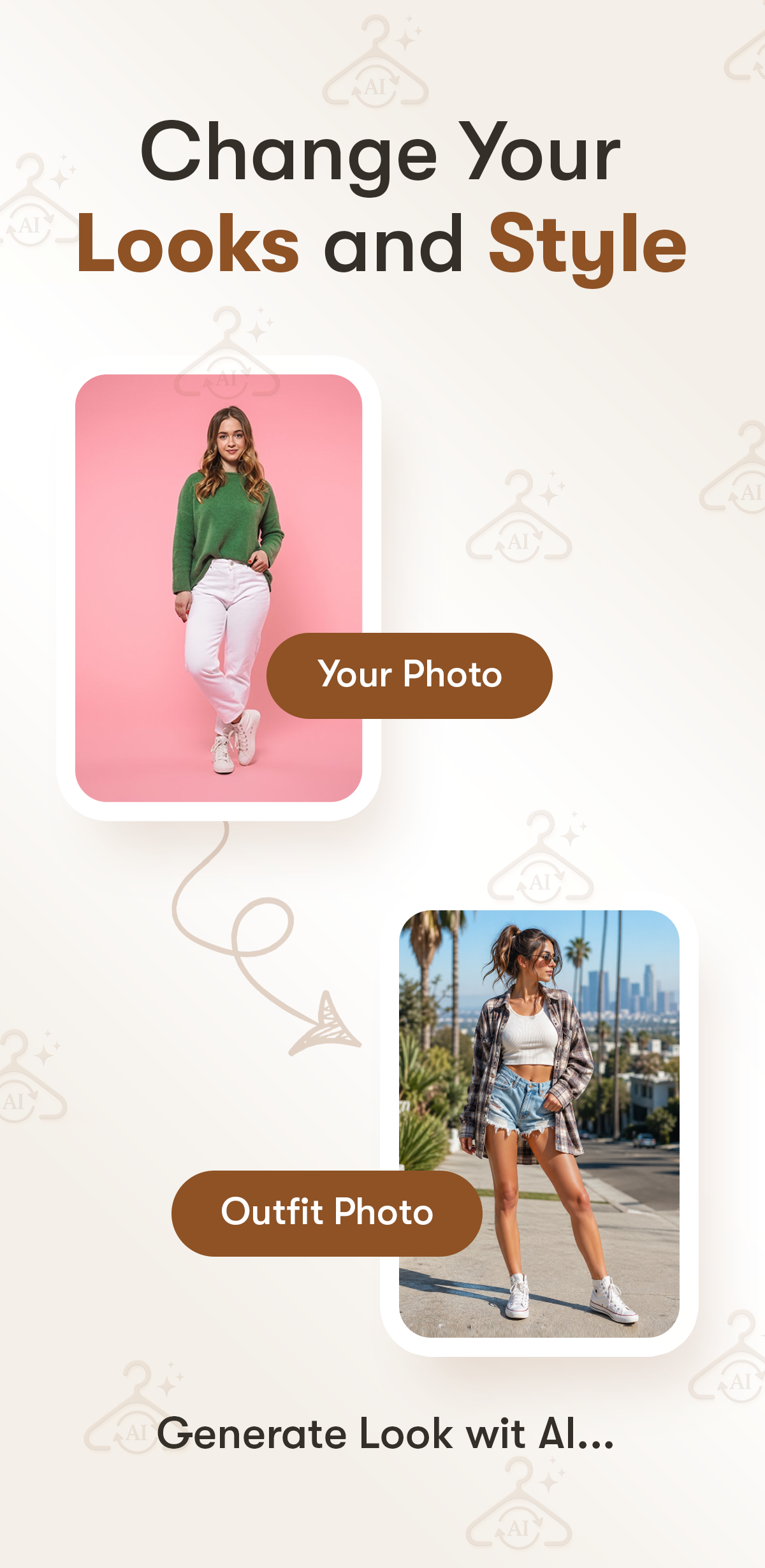 See yourself in your friend's outfit
